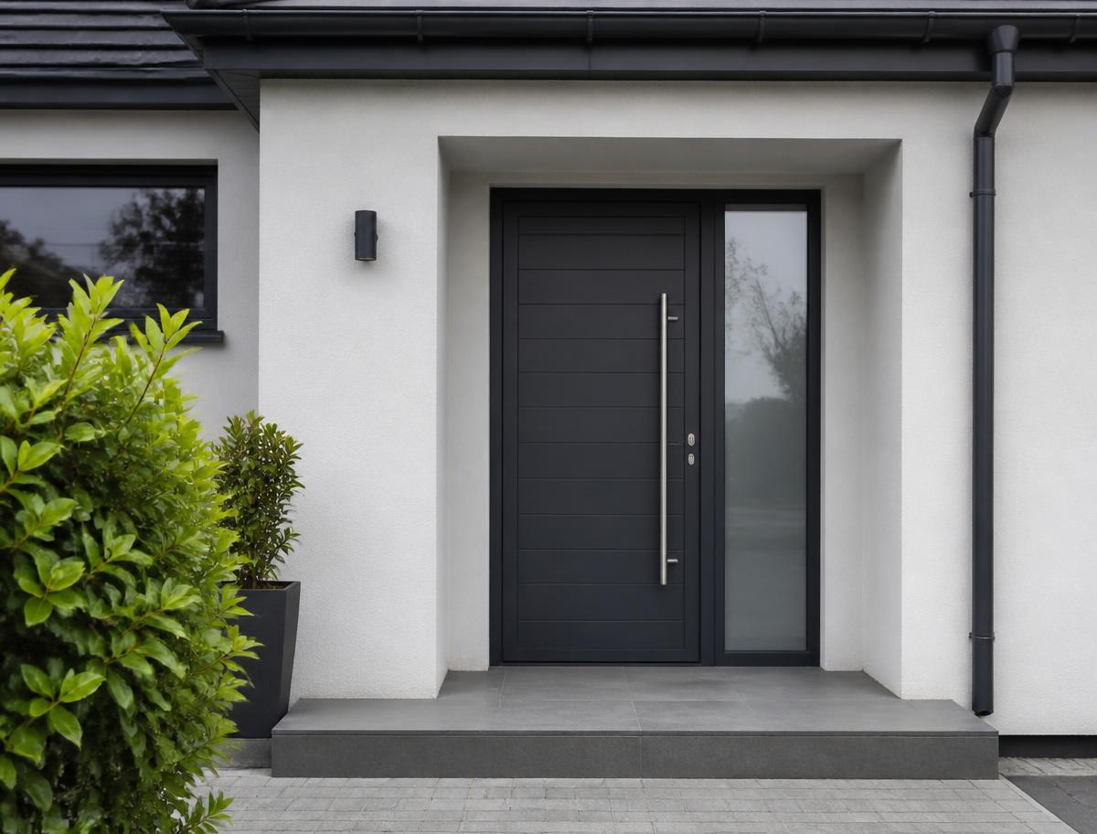 supply only composite doors — shown in a finished opening