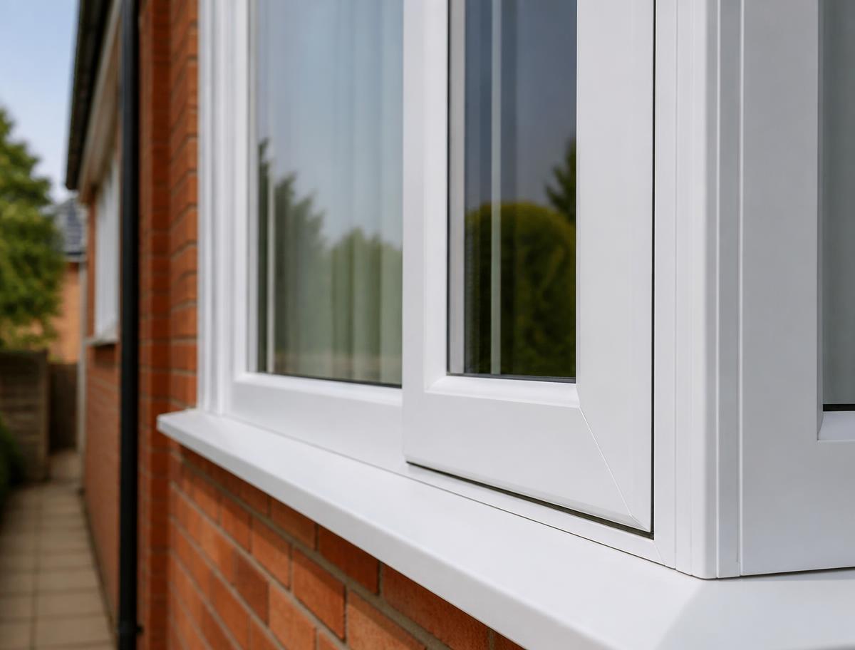 uPVC windows online — frame and sightline detail
