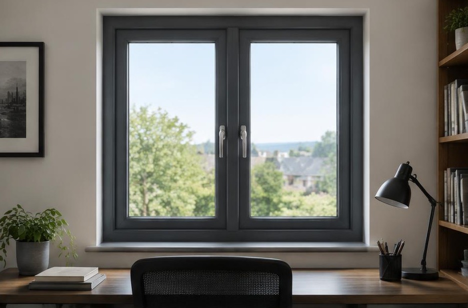 uPVC windows online — anthracite study casement windows